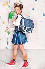 Serviete școlare - Servietă școlară Schoolbag Paris Large Rose Garden Jack Piers aspect ergonomic de lux de la 6 ani 38*31*13 cm_1