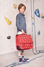 Šolske aktovke - Šolska aktovka Schoolbag Paris Large Retrobots Jack Piers ergonomska luksuzni dizajn od 6 leta 38*31*13 cm_1