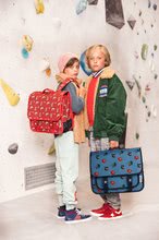 Školske aktovke - Školská aktovka Schoolbag Paris Large Retrobots Jack Piers ergonomická luxusné prevedenie od 6 rokov 38*31*13 cm JPPAL20232_3