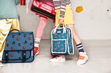 Teczki szkolne - Plecak szkolny Schoolbag Paris Large Cherry Pop Jack Piers ergonomiczny luksusowy design od 6 lat 38*31*13 cm_4