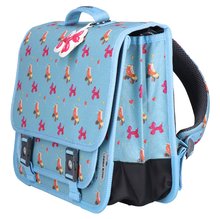 Teczki szkolne - Plecak szkolny Schoolbag Paris Large Disco Fever Jack Piers ergonomiczny luksusowy design od 6 lat 34*38 cm_0