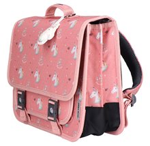 Šolske aktovke - Šolska aktovka Schoolbag Paris Large Unicorn Power Blossom Jack Piers ergonomska luksuzni dizajn od 6 leta 34*38 cm_1