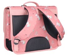 Serviete școlare - Servietă școlară Schoolbag Paris Large Unicorn Power Blossom Jack Piers design ergonomic de lux de la 6 ani 34*38 cm_0