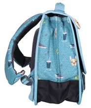 Serviete școlare - Servietă școlară Schoolbag Paris Large Cool Vibes Jack Piers design ergonomic de lux de la 6 ani 34*38 cm_4