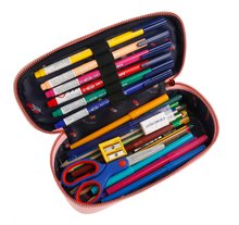 Iskolai tolltartók - Tolltartó Pencil Box Tiara Tiger Jeune Premier ergonomikus luxus kivitel 22*7 cm_0