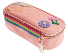 Astucci da scuola - Astuccio scolastico Pencil Box Lady Gadget Pink Jeune Premier ergonomico con design di lusso 22*7 cm_0