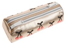 Iskolai tolltartók - Tolltartó Pencil Case Double Cherry Pompon Jeune Premier ergonomikus luxus kivitel 22*6 cm_0