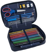 Školní penály - Školní penál Pencil Box Filled Mr. Gadget Jeune Premier ergonomický luxusní provedení 20*7 cm_1