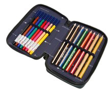 Školní penály - Školní penál Pencil Box Filled Monte Carlo Jeune Premier ergonomický luxusní provedení 20*7 cm_0