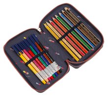 Penare școlare - Penar școlar Pencil Box Filled Unicorn Universe Jeune Premier design ergonomic de lux 20*7 cm_0