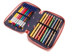 Penare școlare - Penar școlar Pencil Box Filled Tiara Tiger Jeune Premier design ergonomic de lux 20*7 cm_0