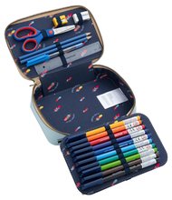 Schulfedertaschen - Schulfedertasche Pencil Box Filled Cavalerie Florale Jeune Premier ergonomisch luxuriöses Design 20*7 cm JPPF022187_0