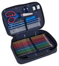 Penare școlare - Penar școlar Pencil Box Filled Tiger Flame Jeune Premier design ergonomic de lux 20*7 cm_1