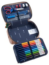 Penare școlare - Penar școlar Pencil Box Filled Wildlife Jeune Premier design ergonomic de lux 22*7 cm_0