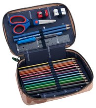 Penare școlare - Penar școlar Pencil Box Filled Wildlife Jeune Premier design ergonomic de lux 22*7 cm_2