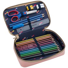 Školské peračníky - Školský peračník Pencil Box Filled Pearly Swans Jeune Premier ergonomický luxusné prevedenie 20*7 cm_2