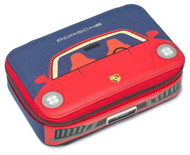 Školský peračník Pencil Box Filled Porsche Jeune Premier ergonomický luxusné prevedenie 20*7 cm