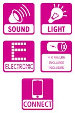 Instrumente muzicale de jucărie - Pian Maggie&Bianca Smoby electronic cu 49 de clape și audio player roz de la 5 ani_2