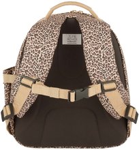 Genți și ghiozdane școlare - Ghiozdan școlar Backpack Ralphie Leopard Cherry Jeune Premier design ergonomic de lux 31*27 cm_0