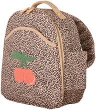 Genți și ghiozdane școlare - Ghiozdan școlar Backpack Ralphie Leopard Cherry Jeune Premier design ergonomic de lux 31*27 cm_0