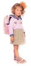 Školske torbe i ruksaci - Školska torba ruksak Backpack Ralphie Vichy Love Pink Jeune Premier ergonomska luksuzni dizajn 31*27 cm_2