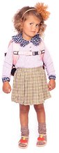 Genți și ghiozdane școlare - Ghiozdan școlar Backpack Ralphie Vichy Love Pink  Jeune Premier design ergonomic de lux 31*27 cm_3