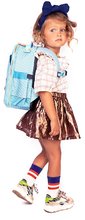 Školské tašky a batohy - Školská taška batoh Backpack Ralphie Vichy Love Blue Jeune Premier ergonomický luxusné prevedenie 31*27 cm_3