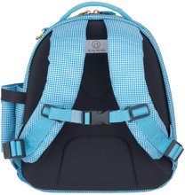 Školske torbe i ruksaci - Školska torba ruksak Backpack Ralphie Vichy Love Blue Jeune Premier ergonomska luksuzni dizajn 31*27 cm_0