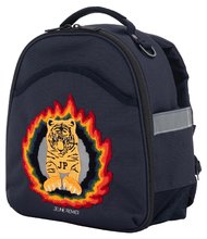 Genți și ghiozdane școlare - Geantă de școală rucsac Backpack Ralphie Tiger Flame Jeune Premier design ergonomic de lux 31*27 cm_1