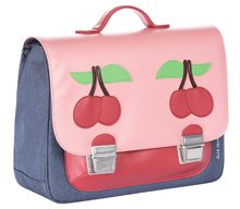 Školské aktovky - Školská aktovka Signature bag Midi Cherry Pink Jeune Premier ergonomická luxusné prevedenie 30*38 cm_2