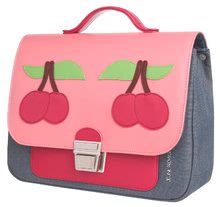 Schultaschen  - Schultasche Classic Mini Cherry Pink Jeune Premier ergonomisch luxuriöses Design  30*38 cm_1