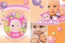 Bábiky od 9 mesiacov - Dievčenská bábika so zvukom MiniKiss Smoby 27 cm ružová od 12 mes_1