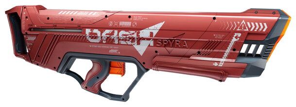 Wasserpistole mit mechanischem Nachladen SpyraDash Red Spyra mit Ladezustandsanzeige für den Wassertank und Reichweite von 9 Metern ab 8 Jahren
