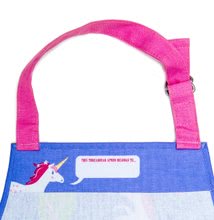 Zástěry pro děti - Zástěra pro děti jednorožec Lulu L'Unicorn Apron ThreadBear s ochrannou vrstvou od 3–6 let_1