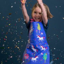 Fartuchy dla dzieci - Apron Lulu L'Unicorn ThreadBear dla dzieci Warstwą ochronną od 3-6 lat_2