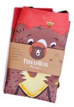 Tabliers pour enfants - Tablier pour enfants Ourson Fred The Bear Cotton ThreadBear de 6 à 8 ans en coton_0