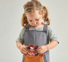 Zástery pre deti - Zástera pre deti Líška Fox Linen Cotton Apron ThreadBear z bavlny jemne-šedá od 3-8 rokov_0