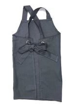 Kötények gyerekeknek - Kötényke gyerekeknek Róka Fox Linen Cotton Apron ThreadBear pamutszövetből szürke 3-8 éves korosztálynak_1