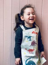 Tabliers pour enfants - Tablier pour enfants Dinosaur Friends Apron ThreadBear avec une couche de protection de 3 à 6 ans_1