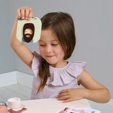 Dřevěné hry na povolání - Dřevěný kadeřnický salon pro panenku Hair Salon Tender Leaf Toys s otočným zrcadlem a 18 doplňky_0