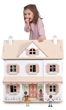 Drevené domčeky pre bábiky - Drevený domček pre bábiku Humming Bird House Tender Leaf Toys exotický koloniálny štýl so 4 izbami_1