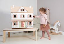 Drewniane domki dla lalek - Domek drewniany dla lalek Humming Bird House Tender Leaf Toys exotyczny styl kolonialny z 4 pokojami_2