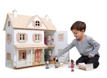 Drevené domčeky pre bábiky - Drevený domček pre bábiku Humming Bird House Tender Leaf Toys exotický koloniálny štýl so 4 izbami_1