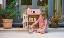 Holzhäuser für Puppen - Stadtspielhaus für eine Puppe aus Holz Foxtail Villa Tender Leaf Toys rosa 12 Teile mit Möbeln, Höhe 71 cm_5