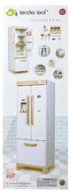 Drevené kuchynky -  NA PREKLAD - Refrigerador de madera de doble puerta Refridgerator Tender Leaf Toys con súper box y fabricación de hielo 101 cm de altura_7