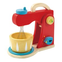 Fa játékkonyhák - Fa mixer hanggal Baker's Mixing Tender Leaf Toys 7 darabos készlet konyhai eszközökkel és sütikkel_0