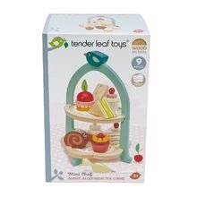 Drvene kuhinje - Drvena slastičarnica Birdie Afternoon Tea stand Tender Leaf Toys s desertima i sendvičima_3