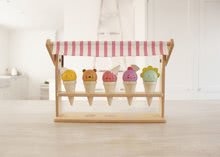 Cucine in legno - Gelateria in legno con sorriso Scoops and Smiles Tender Leaf Toys 5 tipi di coni con animali_2