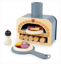 Cucine in legno - Forno per pizza in legno Make Me a Pizza! Tender Leaf Toys con tronchi e ingredienti dai 3 anni TL8244_0