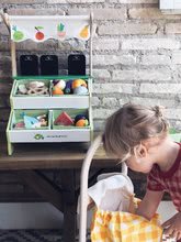 Dřevěné dětské obchůdky - Dřevěný obchod Farmer's Market Stall Tender Leaf Toys 15dílná souprava s ovocem a zeleninou_2